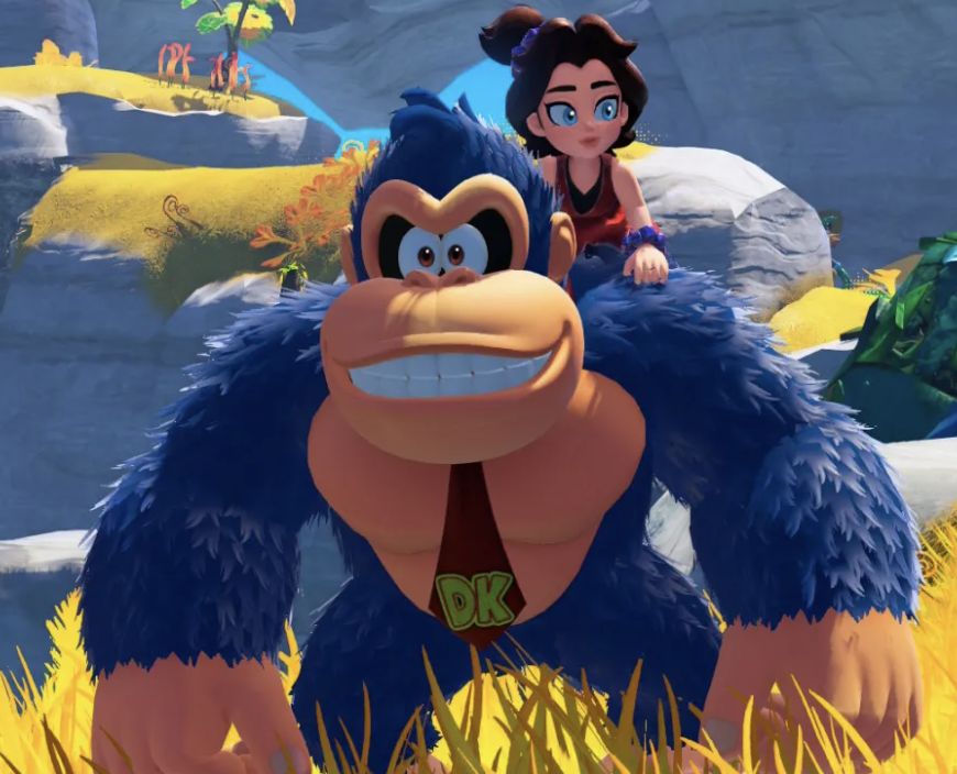 DK and Pauline from the video game: [en.wikipedia.org/wiki/Donk...](https://en.wikipedia.org/wiki/Donkey_Kong_Bananza)